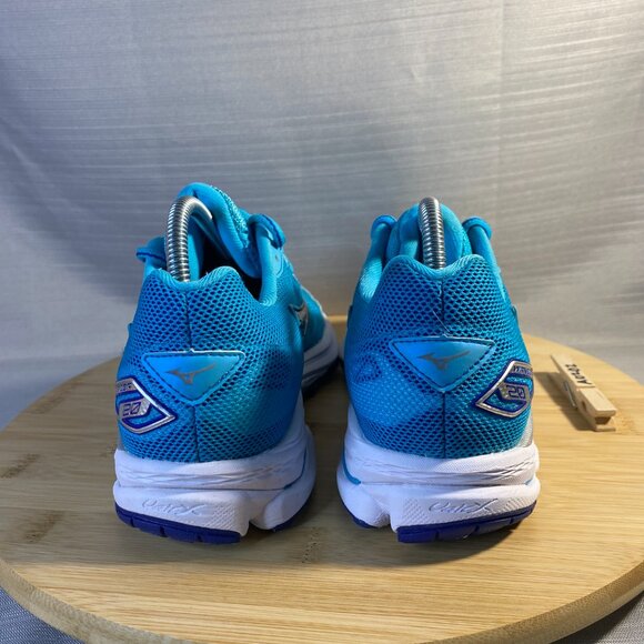 Mizuno Wave Rider 20 Running Shoes Women’s Size 7 US Turquoise Colour A0202 - Picture 4 of 7